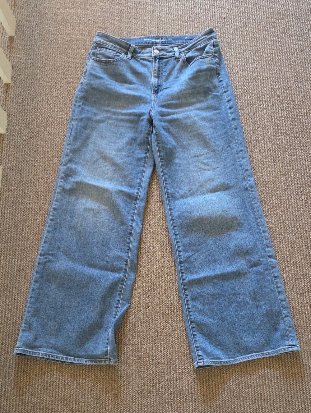 Chico's Light Blue Wide-Leg Denim Jeans